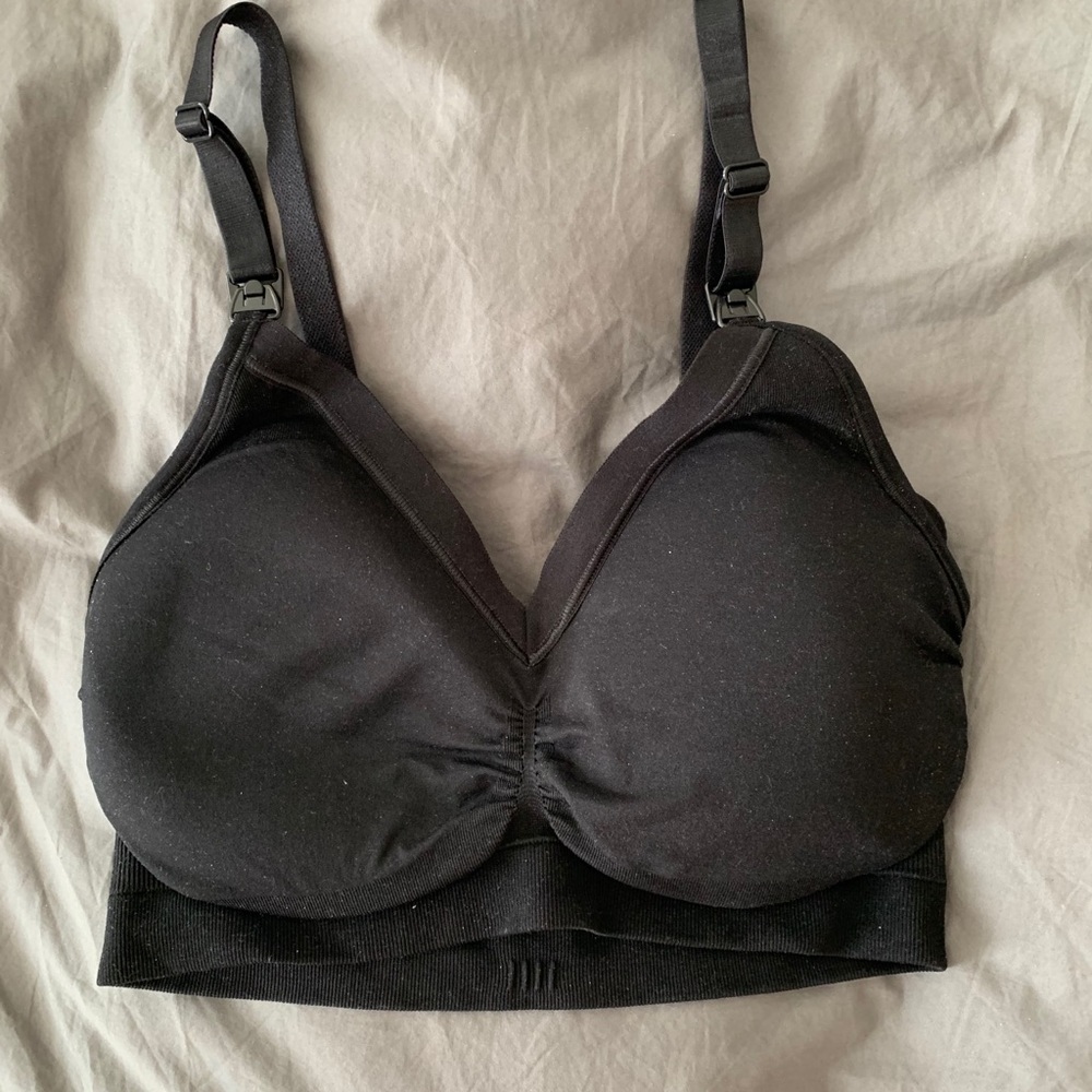 Seamless Drop Cup Pullover Nursing Bra - Picture 1 of 2
